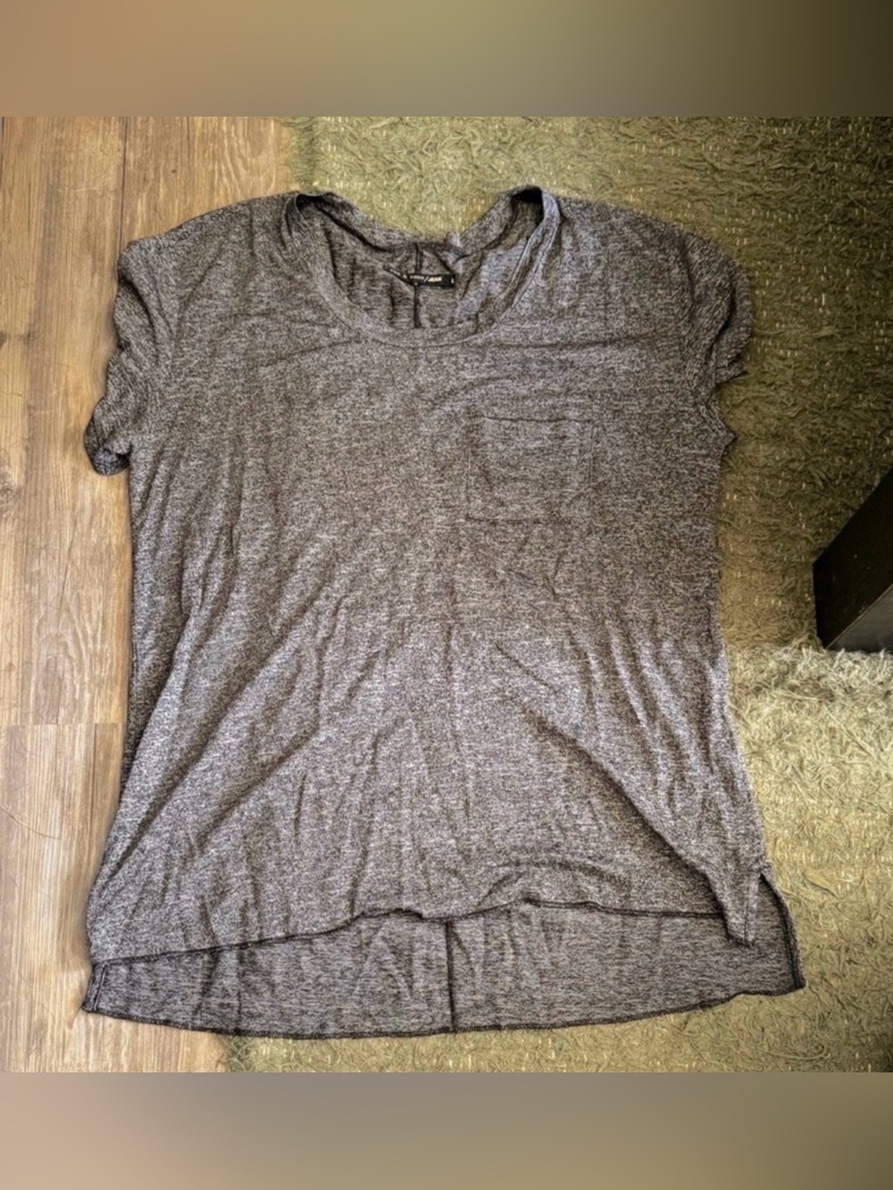 Rag & Bone Heather Gray Short Sleeve Pocket Tee Size Large